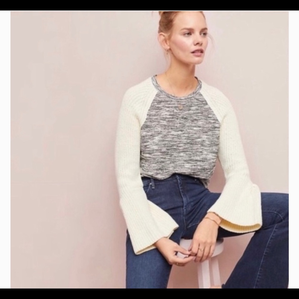 Anthropologie Dolan | Raglan Bell Sleeve Sweater